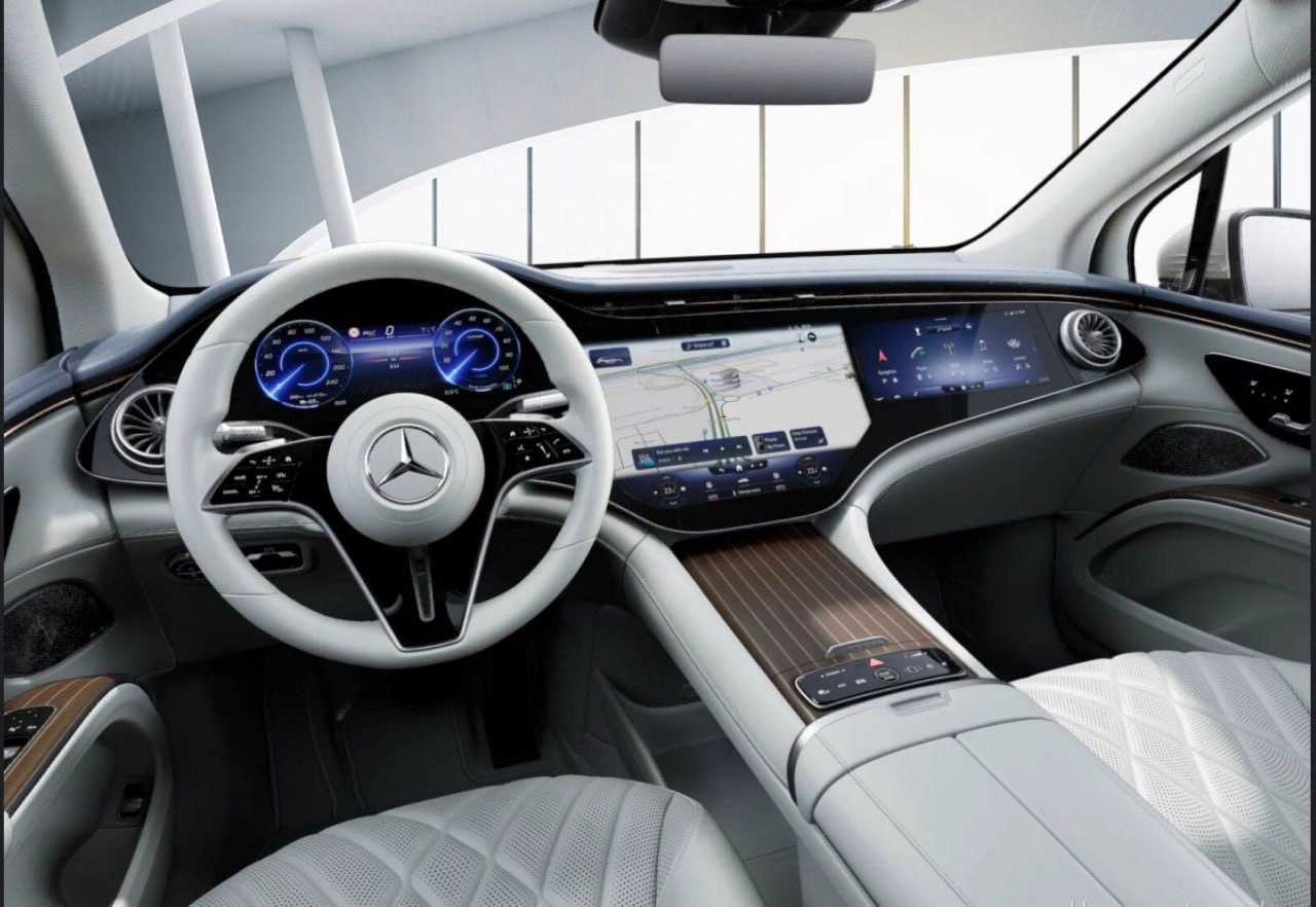 Mercedes-Benz EQS450+ rear seating